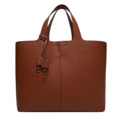 Torebka Elisabetta Franchi. Brązowe torebki do ręki damskie Elisabetta Franchi, bez wzorów, bez dodatków. Za 2,109.00 zł.