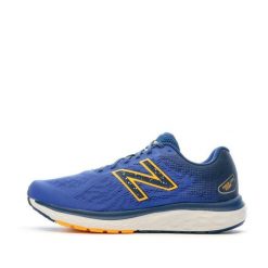 Obuwie do Biegania dla Dorosłych New Balance Foam 680v7 Niebieski. Niebieskie buty sportowe męskie New Balance, bez zapięcia, do biegania. Za 437.80 zł.