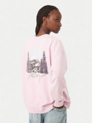 Roxy Bluza Cross Your Mind ERJFT05113 Różowy Regular Fit. Czerwone bluzy damskie Roxy, s, bez wzorów, z syntetyku, bez kaptura. Za 259.99 zł.