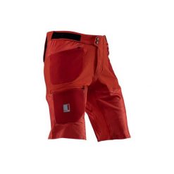 Spodenki rowerowe LEATT Shorts MTB AllMtn 3.0. Czerwone krótkie spodenki sportowe męskie LEATT, bez wzorów, rowerowe. Za 669.00 zł.