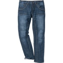 Dżinsy Regular Fit Straight bonprix ciemnoniebieski "stone used". Jeansy męskie marki bonprix. Za 54.99 zł.