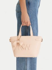 Nine West Torebka EO-Lira I-LX20086s Różowy. Czerwone torebki do ręki damskie Nine West, bez wzorów, z materiału, bez dodatków. Za 329.99 zł.