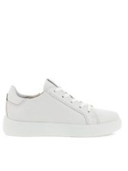 ECCO Sneakersy STREET 1 70081201007 Biały. Białe buty sportowe chłopięce ecco, bez wzorów, ze skóry, street, bez zapięcia. Za 429.99 zł.