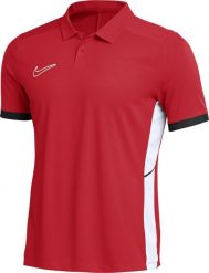 Koszulka męska Nike Dri-Fit Academy 25 SS Polo czerwona FZ9759 657 L. Czerwone koszulki polo męskie Nike, l, bez wzorów, bez ramiączek. Za 217.44 zł.