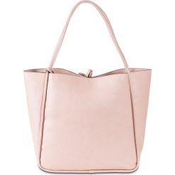 Torba shopper bonprix jasnoróżowy. Czerwone torebki shopper damskie bonprix, bez wzorów, duże, bez dodatków. Za 99.99 zł.