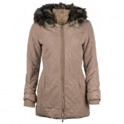 Desigual Płaszcz Damski Maca 40 Beżowy. Kurtki damskie Desigual. W wyprzedaży za 645.00 zł.