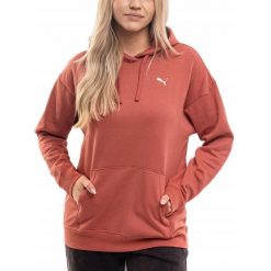 Bluza Damska PUMA Dresowa z Kapturem Sportowa Kangurka Bawełna roz. XXL. Czerwone bluzy damskie Puma, xxl, bez wzorów, z bawełny, z kapturem. Za 171.00 zł.