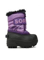 Sorel Śniegowce Snow Commander™ 2114102514 Fioletowy. Fioletowe buty zimowe dziewczęce Sorel, z materiału, bez zapięcia. Za 239.99 zł.