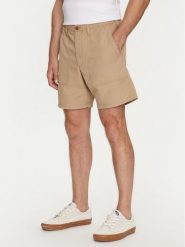 Gap Szorty materiałowe 566347-02 Beżowy Regular Fit. Brązowe szorty męskie GAP, m, bez wzorów, z bawełny. Za 199.99 zł.