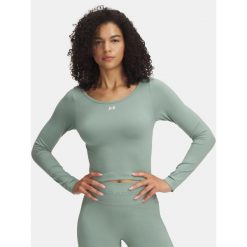 Longsleeve Under Armour Train Seamless. Zielone obuwie sportowe damskie Under Armour, bez wzorów, na fitness i siłownię. Za 199.99 zł.