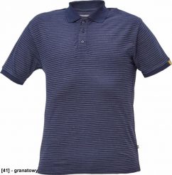 CERVA NOYO ESD POLO - koszulka polo - granatowy M. Niebieskie koszulki polo męskie CERVA, m, bez wzorów, bez ramiączek. Za 70.82 zł.