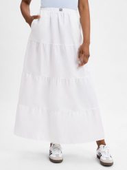 Noisy May spódnica maxi - NMFreja Kobiety Bawełna biały, XS. Białe spódnice damskie Noisy may, xs, z aplikacjami, z bawełny, maxi. Za 199.95 zł.