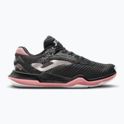 Buty do tenisa damskie Joma Point Lady C. Czarne obuwie sportowe damskie Joma, bez wzorów, tenisowe. Za 319.99 zł.