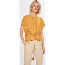 Answear - Top Boho Bandit. Szare topy damskie ANSWEAR, z krótkim rękawem. W wyprzedaży za 99.90 zł.