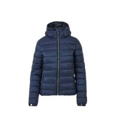 Damska kurtka z kapturem Superdry. Niebieskie kurtki damskie Superdry., na zimę, l, z aplikacjami, z nylonu, z kapturem. Za 653.45 zł.
