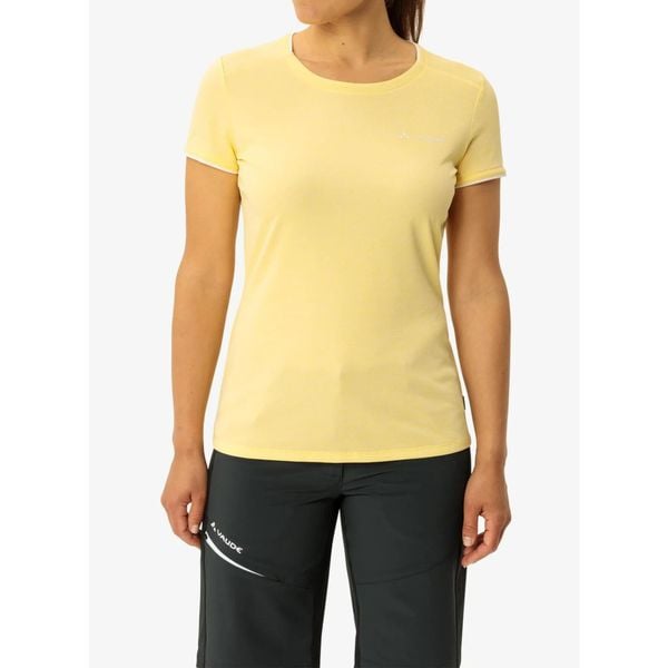 Koszulka szybkoschnąca damska Vaude Essential T-Shirt. Białe koszulki sportowe damskie Vaude, bez wzorów, bez kołnierzyka, bez ramiączek. Za 98.99 zł.