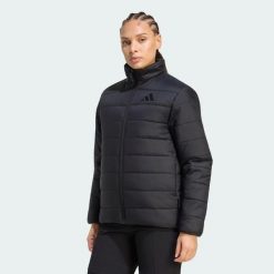 Kurtka ocieplana Terrex Multi Essentials. Czarne kurtki damskie Adidas, m, bez wzorów, z materiału, bez kaptura. Za 399.00 zł.
