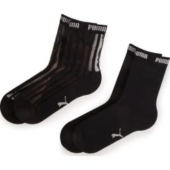 Zestaw 2 par wysokich skarpet damskich PUMA - 907366 Black/Anthracite 01. Skarpety damskie marki Puma. Za 39.00 zł.