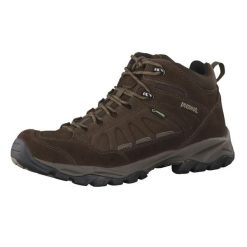 Buty trekkingowe męskie Nebraska Mid z membraną Gore - Tex. Brązowe trekkingi męskie Meindl, wspinaczkowe, gore-tex. Za 850.20 zł.