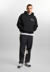 Bluza sportowa męska Prosto Club z kapturem. Czarne bluzy męskie Prosto., m, bez wzorów, z kapturem, na fitness i siłownię. Za 394.99 zł.