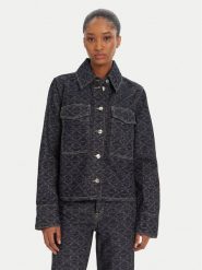 HUGO Kurtka jeansowa Gadison 50541531 Granatowy Regular Fit. Niebieskie kurtki damskie Hugo, s, bez wzorów, z bawełny, bez kaptura. Za 539.99 zł.