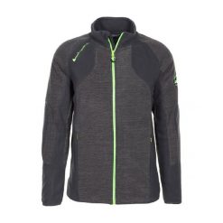 Kurtka polarowa Peak Mountain Cecut. Szare bluzy męskie Peak Mountain, m, bez wzorów, z polaru, bez kaptura, narciarskie. W wyprzedaży za 229.50 zł.