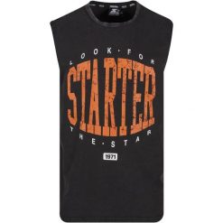 Tank top Starter Washed. Czarne t-shirty męskie Starter, na lato, s, bez wzorów, z materiału, klasyczne, bez kołnierzyka. Za 136.50 zł.