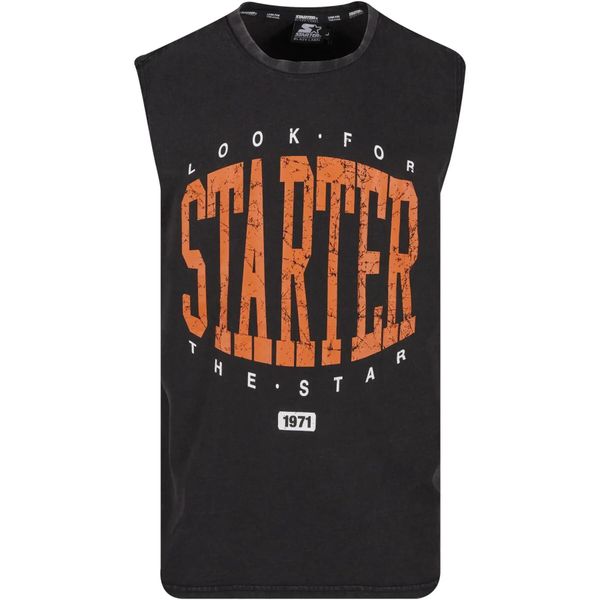 Tank top Starter Washed. Czarne t-shirty męskie Starter, na lato, s, bez wzorów, z materiału, klasyczne, bez kołnierzyka. Za 136.50 zł.