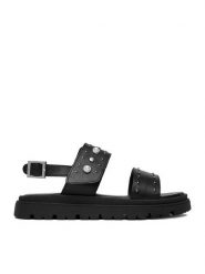 Guess Sandały CEO-BAND-8985-A Czarny. Czarne sandały dziewczęce Guess, ze skóry, bez zapięcia. Za 219.99 zł.