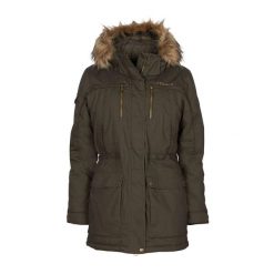 Kurtka puchowa damska Pinewood Finnveden Winter Parka. Zielone kurtki damskie Pinewood, xs, bez wzorów, z puchu, sportowe, bez kaptura. Za 899.99 zł.