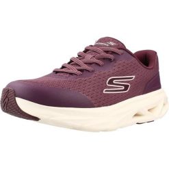 Buty SKECHERS GLIDE STEP VORTEX Fioletowy. Fioletowe obuwie sportowe damskie Skechers, bez wzorów, z syntetyku, na fitness i siłownię. Za 300.99 zł.