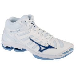 Buty do siatkówki męskie, Wave Voltage 2 Mid. Białe buty sportowe męskie Mizuno, z gumy, bez zapięcia, do siatkówki, mizuno wave. Za 585.00 zł.