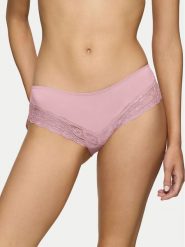 Triumph Bokserki Lovely Micro Hipster 10182555 Różowy. Czerwone bokserki damskie Triumph, l, bez wzorów, z syntetyku. Za 39.99 zł.