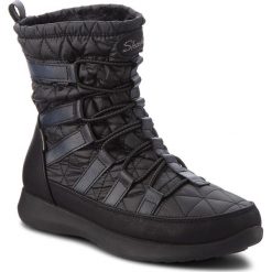 Śniegowce SKECHERS - East Stone 49806/BLK Black. Czarne śniegowce i trapery damskie Skechers, z materiału. Za 339.99 zł.
