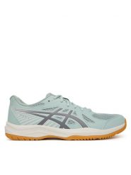 Asics Buty na siłownię Upcourt 6 1071A104 Zielony. Zielone buty sportowe męskie Asics, ze skóry, bez zapięcia, na fitness i siłownię. Za 269.99 zł.