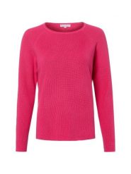 Marie Lund Sweter z dzianiny Kobiety Bawełna wyrazisty róż, XL. Czerwone swetry damskie Marie Lund, xl, bez wzorów, z bawełny, klasyczne, bez kołnierzyka, bez ramiączek, bez kaptura. Za 179.95 zł.