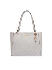 Guess Torebka Noelle II HWBG96 72250 Kremowy. Białe torebki do ręki damskie Guess, z aplikacjami, ze skóry, bez dodatków. Za 674.99 zł.