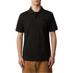 Koszulka turystyczna męska The North Face M Essential Regular Polo. Czarne koszulki polo męskie The North Face, m, bez wzorów, bez ramiączek. Za 146.00 zł.