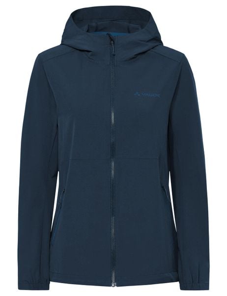 Kurtka damska Elope Wind Jacket. Niebieskie kurtki damskie Vaude, s, bez wzorów, z materiału, bez kaptura, trekkingowe. Za 519.00 zł.