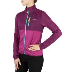 Bluza sportowa damska Viking Midland Lady. Czerwone bluzy sportowe damskie Viking, m, bez wzorów, bez kaptura, trekkingowe. W wyprzedaży za 197.91 zł.
