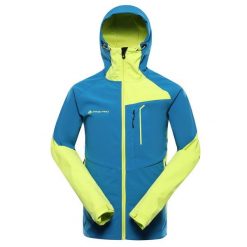 Kurtka softshell męska Alpine Pro Esprit. Niebieskie kurtki sportowe męskie Alpine Pro, m, bez wzorów, z softshellu, rowerowe. W wyprzedaży za 299.00 zł.