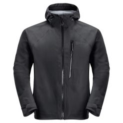 Kurtka Jack Wolfskin Tapeless M. Czarne kurtki męskie Jack Wolfskin, m, bez wzorów, z poliamidu, sportowe, bez kaptura. Za 1,382.00 zł.