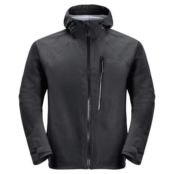 Kurtka Jack Wolfskin Tapeless M. Czarne kurtki męskie Jack Wolfskin, m, bez wzorów, z materiału, z kapturem. Za 1,110.56 zł.