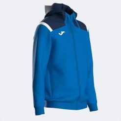 Bluza dresowa z kapturem Joma Toledo. Niebieskie bluzy męskie Joma, m, bez wzorów, z dresówki, z kapturem, na fitness i siłownię. Za 378.00 zł.
