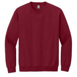 Bluza Rozpinana Z Grubej Mieszanki Dla Dorosłych Unisex. Czerwone bluzy męskie Gildan, m, bez wzorów, bez kaptura. Za 77.99 zł.