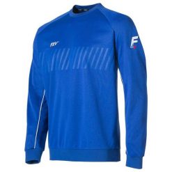 Bluza z okrągłym dekoltem Force XV action. Niebieskie bluzy męskie FORCE XV, s, bez wzorów, z dresówki, bez kaptura. Za 131.50 zł.