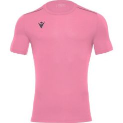 Koszulka Macron Rigel. Czerwone koszulki sportowe męskie Macron, l, bez wzorów, z materiału, bez kołnierzyka, bez ramiączek, na fitness i siłownię. Za 124.00 zł.