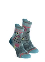 Skarpety damskie Ortovox Alpine Light Quarter Socks. Niebieskie skarpety damskie ORTOVOX, bez wzorów, z materiału. Za 127.50 zł.