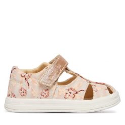 Sandały Primigi. Brązowe sandały dziewczęce Primigi, bez zapięcia. Za 189.99 zł.