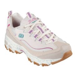 Buty Skechers D'Lites - Bold Views 149589-NMLT wielokolorowe. Obuwie sportowe damskie bez wzorów, ze skóry. Za 462.92 zł.